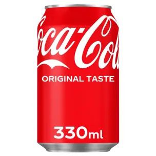 Coca Cola (Coke) cans (330ml x 24)