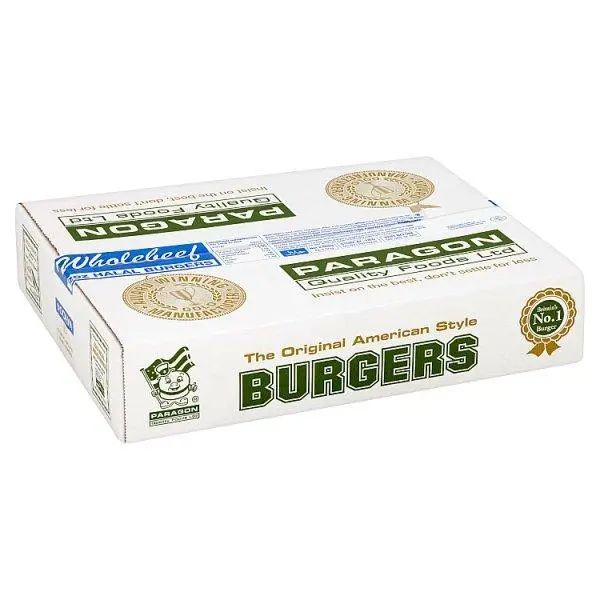 Paragon Whole Beef Burgers (48 x 56g burger)