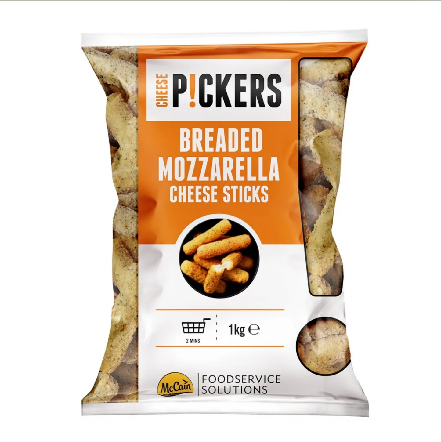 McCAIN Pickers MOZZARELLA CHEESE STICKS (6x1KG)