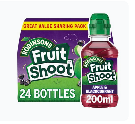 Fruit Shoot - Apple & Blackcurrant - 24x200ml